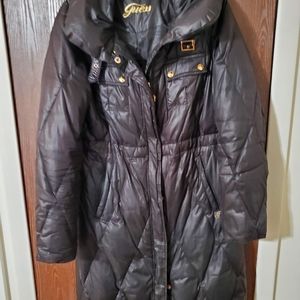 Guess black winter coat